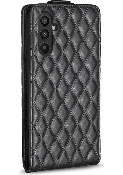 Samsung Galaxy A35 5g Dikey Deri Telefon Kılıfı (Yurt Dışından)