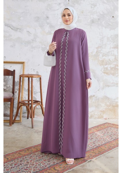 Lara Büyük Beden Abiye - Leylak