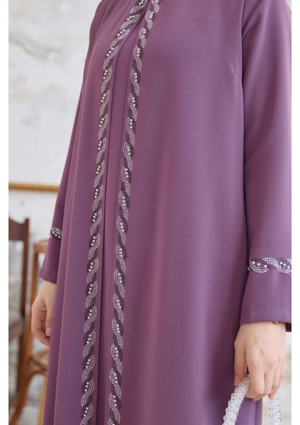 Lara Büyük Beden Abiye - Leylak indirimleri