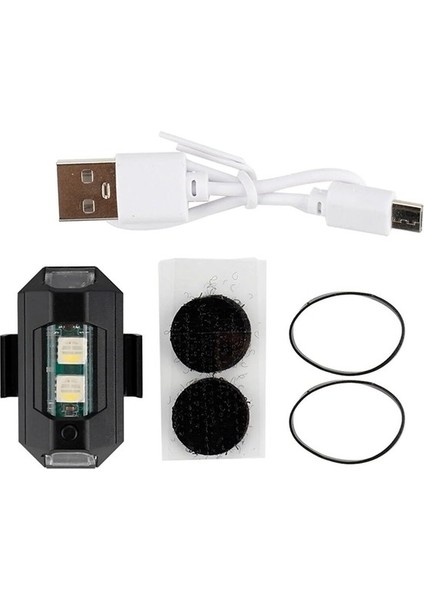 Mini Kablosuz Çakar Lamba Kablosuz 7 Renk Çakarlı Lamba LED Araba Motosiklet Bisiklet Drone modelleri