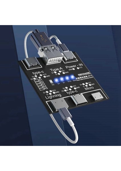 Siyah Stil 2x Dt3 Veri Kablosu Algılama Kurulu USB Kablosu Test Cihazı Ios Android Tip-C Kısa Devre Açma-Kapama Anahtarlama Test Kartı (Yurt Dışından) fiyatları