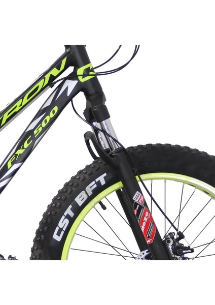 Fxc 500 24 Md 13 Fat Bike Dağ Bisikleti Mat Siyah-Neon Sarı-Gri fiyatları