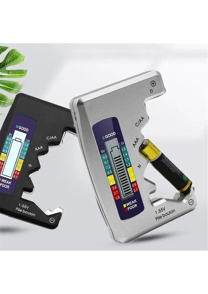 Siyah Stil Akü Test Cihazı LCD Ekran Akü Gerilimi Ölçüm Cihazı Yüksek Uyumluluk Test Aralığı Hızlı Sonuçlar Kompakt Özellikler (Yurt Dışından) indirimleri