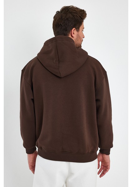 Kahverengi Hoodie, Oversize Sweatshirt, Erkek Hoodie modelleri