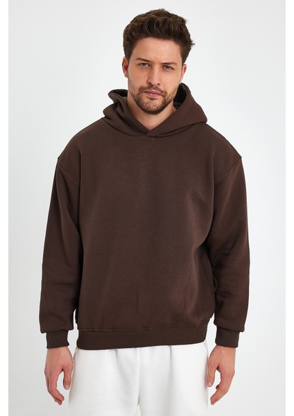 Kahverengi Hoodie, Oversize Sweatshirt, Erkek Hoodie fırsatları