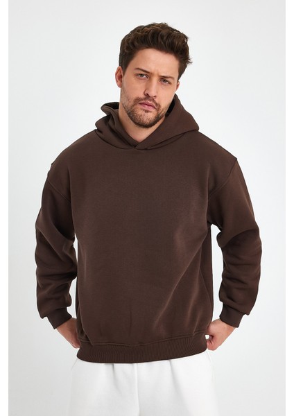 Kahverengi Hoodie, Oversize Sweatshirt, Erkek Hoodie indirimleri