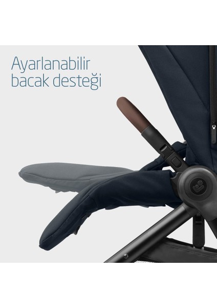 Street-Cabriofix I-Size Ekstra Portbebeli Çift Yönlü Seyahat Sistem Bebek Arabası Essential Graphite