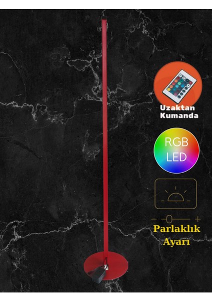 NAPNİTE Rgb LED Lambader, Rgb Kumandalı, Çok Özellikli, Ambiyans Aydınlatma