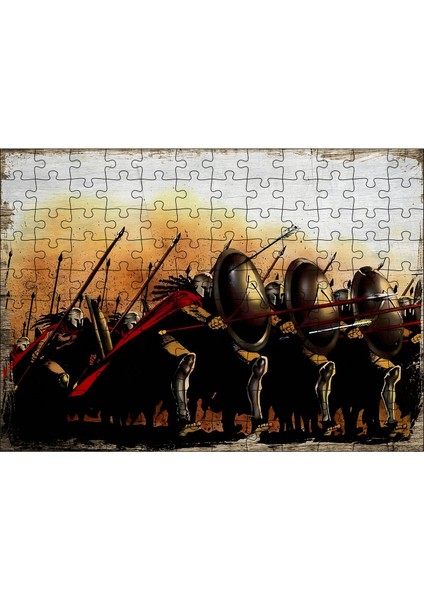 Ahşap Mdf Puzzle Yapboz 300 Spartalı 120 Parça 25*35 cm