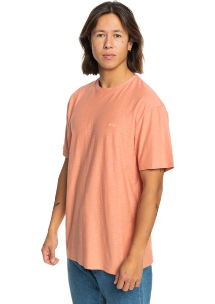 Slub Roundneck Erkek Kahverengi Tshirt EQYKT04337-MJR0