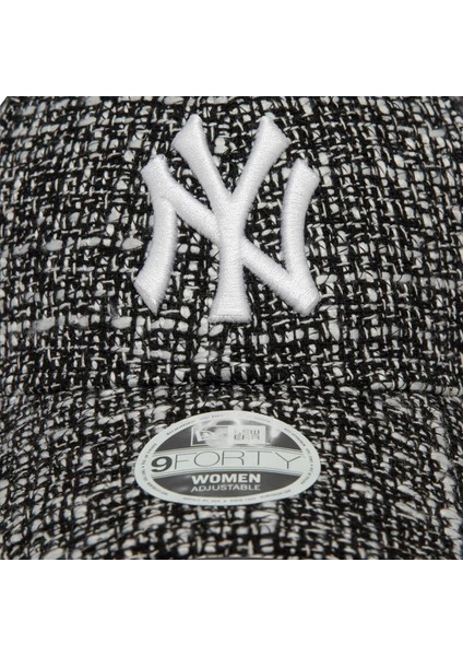 New York Yankees Summer Tweed Black 9FORTY Kadın Şapkası modelleri