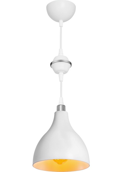 Ronda Küre Sarkıt Beyaz Krom modelleri