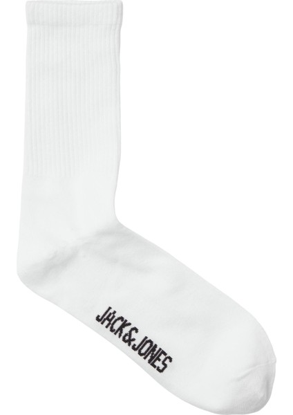 Jacsıngle J Tennıs Sock 7 Pack Erkek Beyaz Çorap 12252654-01