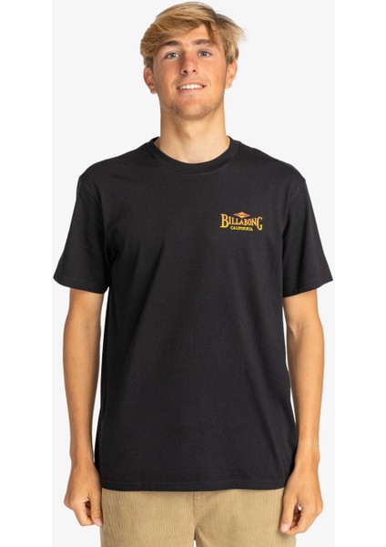 Bıllabong Dreamy Place Tees Erkek Siyah Tshirt EBYZT00170-19