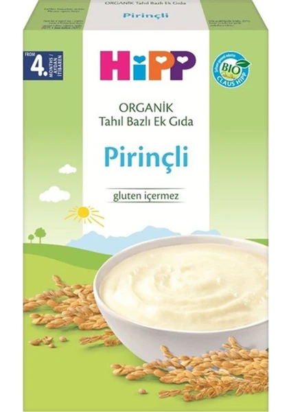 Organik Pirinçli Ek Gıda Kaşık Maması 200 gr