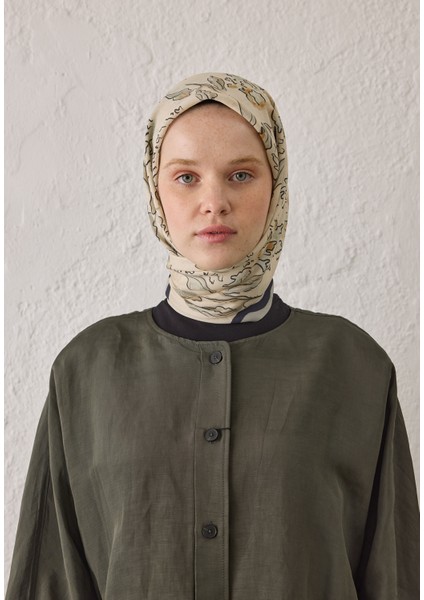 Elora Desen Pamuk Ipek Eşarp Adaçayı fırsatları