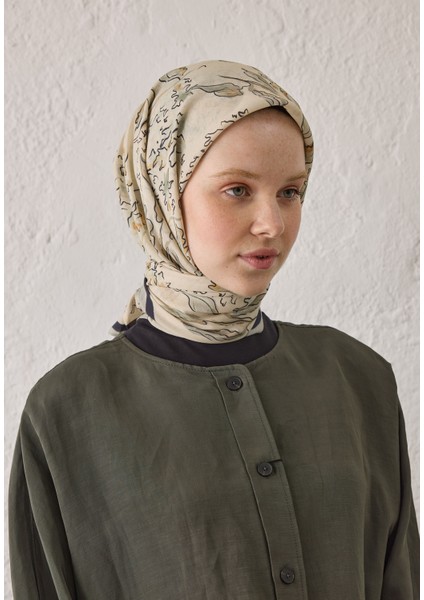 Elora Desen Pamuk Ipek Eşarp Adaçayı indirimleri