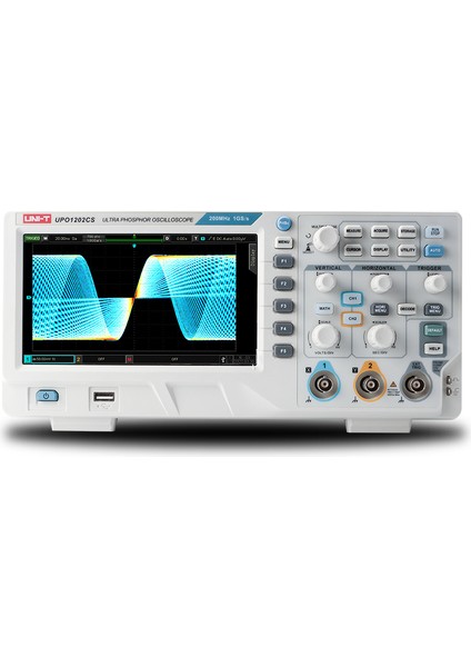 Unı-T UPO1102CS Çok Fonksiyonlu Dijital Fosfor Osiloskop 100MHZ (Görsel Aynı Seridendir)
