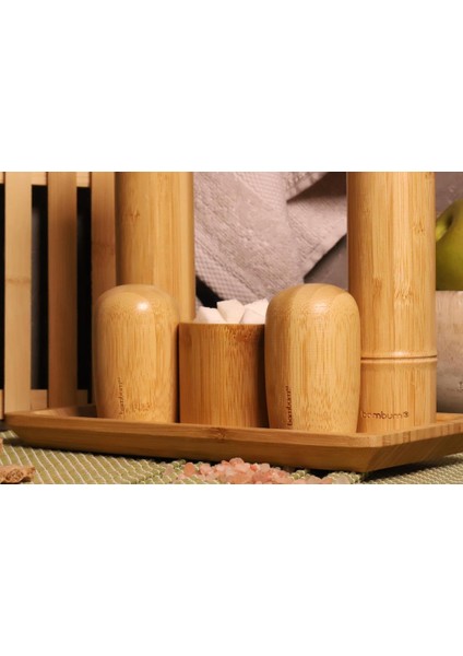 Atbyhome Standlı Tuzluk Biberlik Öğütücü Değirmen Seti Büyük 6 Parça fırsatları