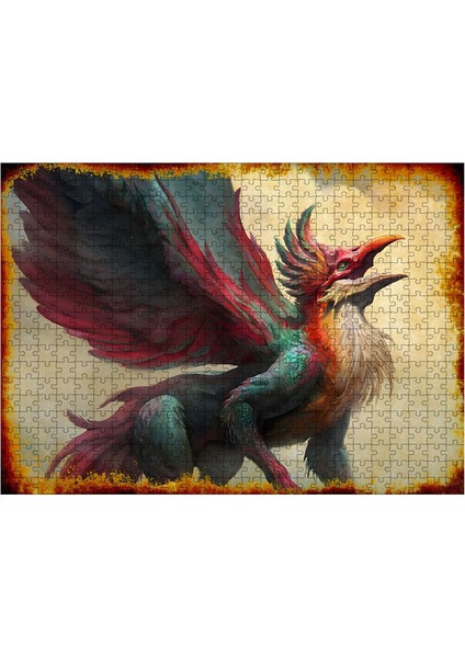 Ahşap Mdf Puzzle Yapboz Griffin 500 Parça 50*70 cm