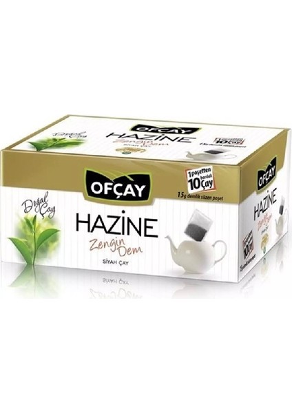 Hazine Zengindem Demlik Poşet Çay 30 x 15 gr x 3 Paket