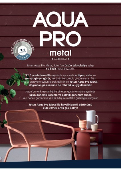 Aqua Pro Metal Boyası 2.25 Lt