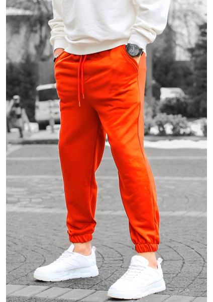 Erkek 3 Iplik Jogger Paçası Lastikli Eşofman Altı