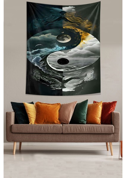 Hava Su Dengesi Leke Tutmaz Kumaş Duvar Örtüsü Duvar Halısı Tapestry fiyatları