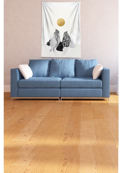 Beyaz Güneşin Doğuşu Sunset Leke Tutmaz Kadife Kumaş Duvar Örtüsü Duvar Halısı Tapestry fiyatları