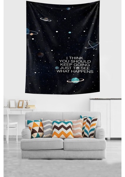 Gezegenler Leke Tutmaz Kumaş Duvar Örtüsü Duvar Halısı Tapestry fiyatları