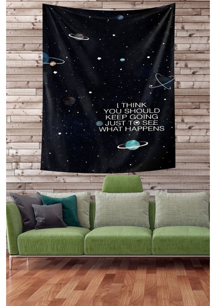 Gezegenler Leke Tutmaz Kumaş Duvar Örtüsü Duvar Halısı Tapestry modelleri