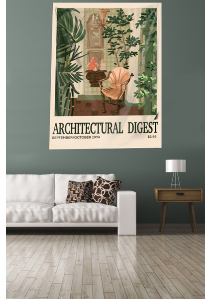 Iskandinav Deskorasyon Takvim Yaprağı Leke Tutmaz Kadife Kumaş Duvar Örtüsü Duvar Halısı Tapestry