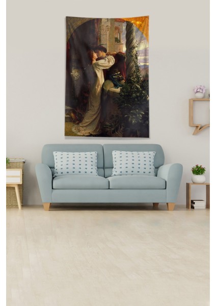 Multirenk Sevgiliye Kavuşma Leke Tutmaz Kadife Kumaş Duvar Örtüsü Duvar Halısı Tapestry fiyatları