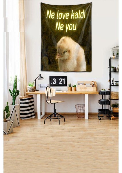 Ne Love Kaldı Ne You Yıkanabilir Leke Tutmaz Kumaş Duvar Örtüsü Duvar Halısı Tapestry modelleri