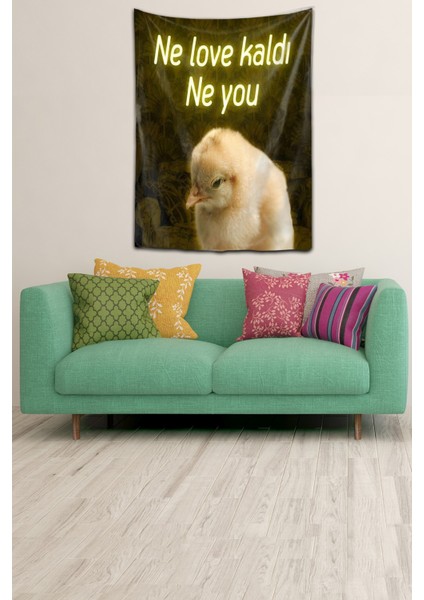 Ne Love Kaldı Ne You Yıkanabilir Leke Tutmaz Kumaş Duvar Örtüsü Duvar Halısı Tapestry fırsatları