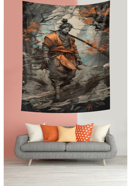 Gölgeler Iki Kez Ölür Sekiro Leke Tutmaz Kumaş Duvar Örtüsü Duvar Halısı Tapestry modelleri