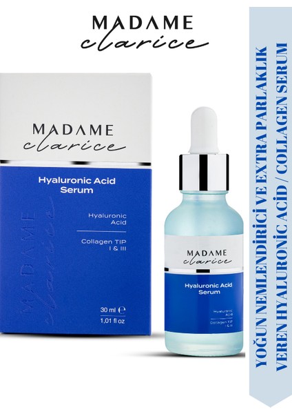 Yoğun Nemlendirici Bakım Serumu Tüm Cilt Tipleri İçin Hyaluronic Acid Collagen Serum fırsatları