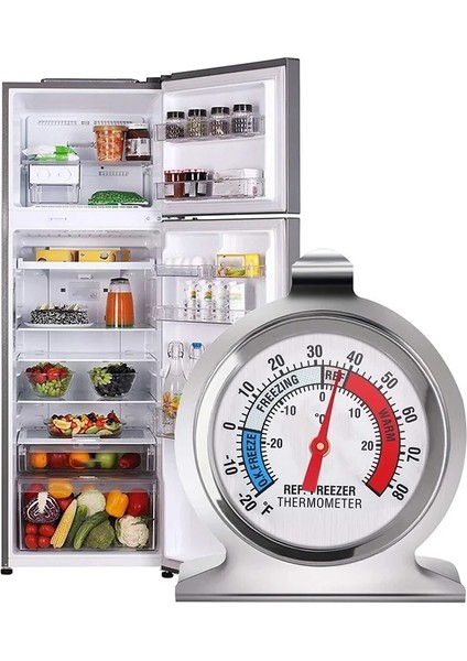 Altın Tarzı Paslanmaz Çelik Mini Dijital Termometre Termometro Dıal Yüksek Doğruluk Buzdolabı Dondurucu -30 Ila 30C Ev Mutfak Aletleri Alet (Yurt Dışından) fırsatları