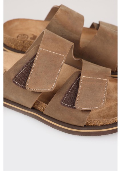 Vizon Deri Erkek Terlik indirimleri