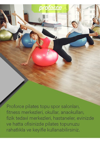 Plt 55 Cm. Pilates Topu 900GR