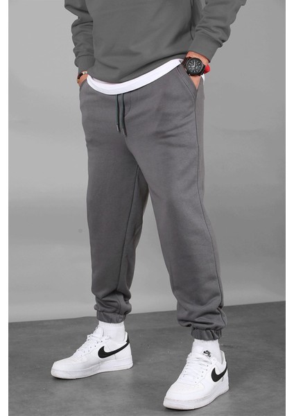 Erkek Oversize Jogger 3 Iplik Eşofman Altı