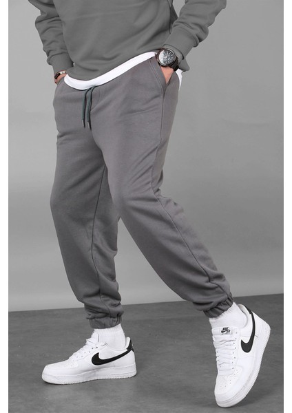 Erkek Oversize Jogger 3 Iplik Eşofman Altı