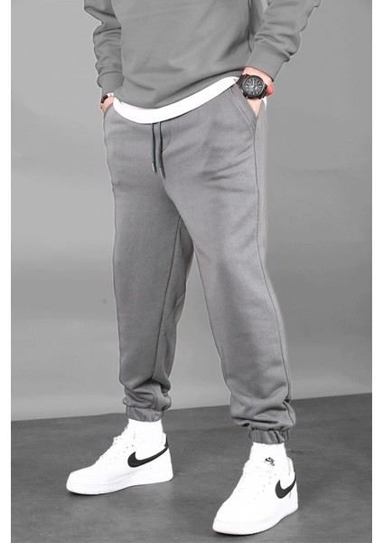 Erkek Oversize Jogger 3 Iplik Eşofman Altı