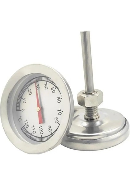 Mutfak Dayanıklı Yuvarlak Et Termometresi Gıda Kadranı Mekanik Okuma Paslanmaz Çelik Çok Fonksiyonlu Termometre 0-120 (Yurt Dışından) modelleri