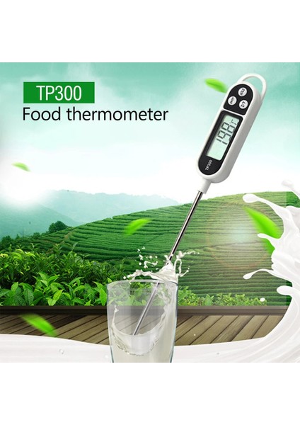 TP300 Dijital Gıda Termometresi Anında Okuma Elektronik Sıcaklık Probu Ev Mutfak Kullanımı Için Dijital Sıcaklık Ölçüm Aracı (Yurt Dışından) fırsatları