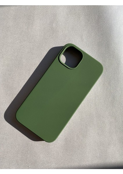 Iphone 15 Uyumlu Içi Kadife Süet Yumuşak Liquid Silikon Lansman Telefon Kılıfı