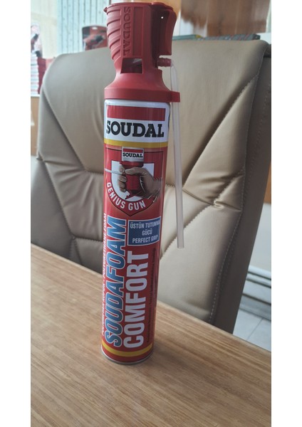 Soudafoam Comfort Üstün Yapıştırma Gücüne Sahip Poliüretan Montaj Köpüğü 750 ml (6 Adet)