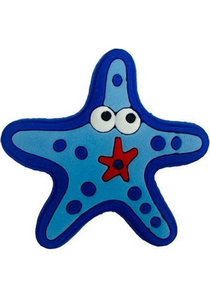 Terlik Süsü-Terlik Tokası Mavi Deniz Yıldızı Figürü