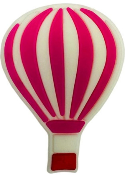 Terlik Süsü-Terlik Tokası Uçan Pembe Beyaz Balon Figürü