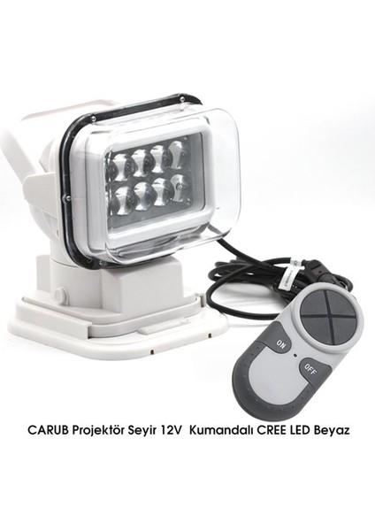 Projektör Seyir 12V-24V Kumandalı Cree Ledl